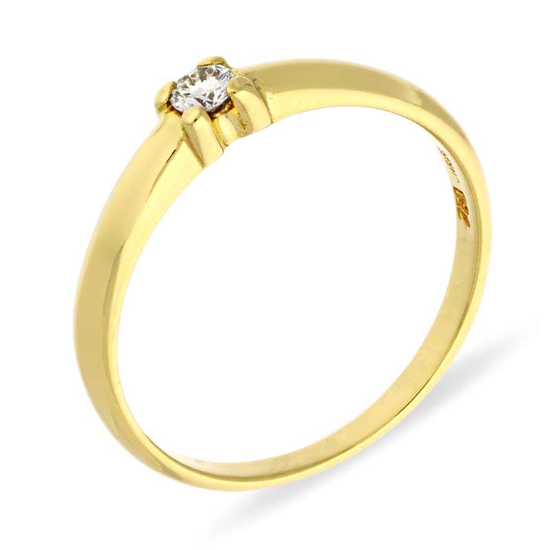 Brillant-Ring Gelbgold