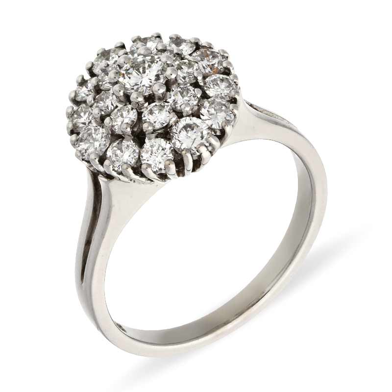 Brillant-Ring Weißgold