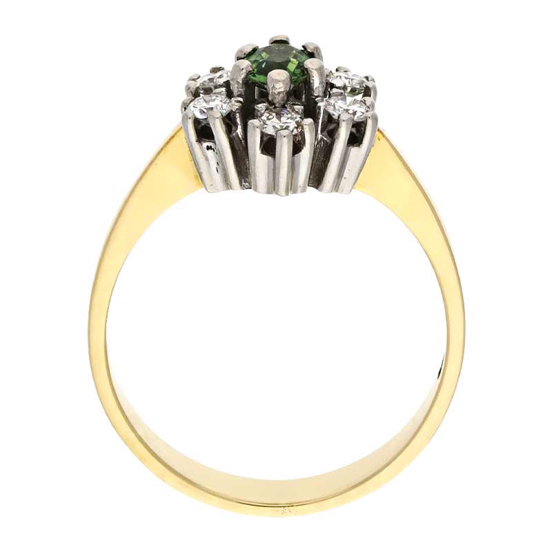 Saphir-Ring Bicolor