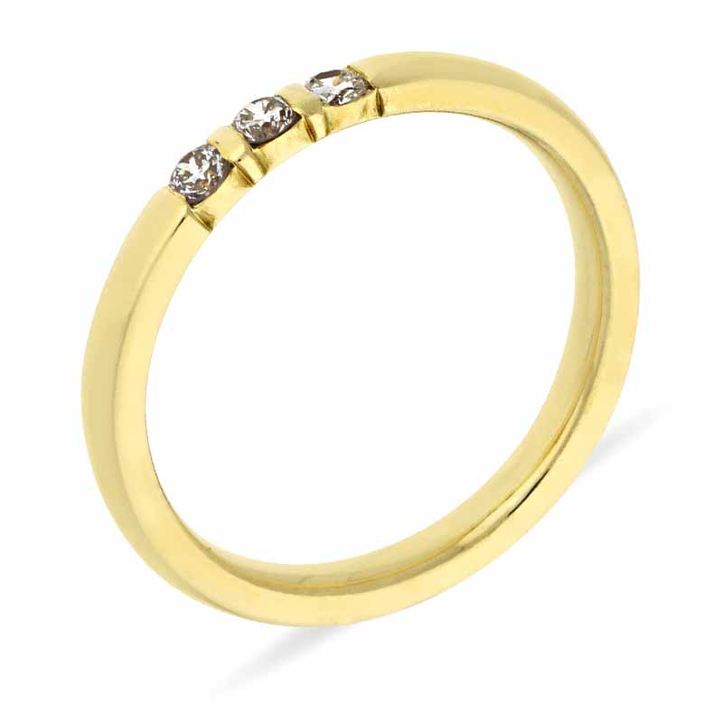 Brillant-Ring Gelbgold