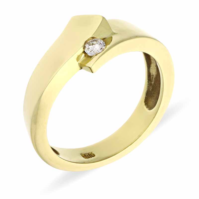 Brillant-Ring Gelbgold
