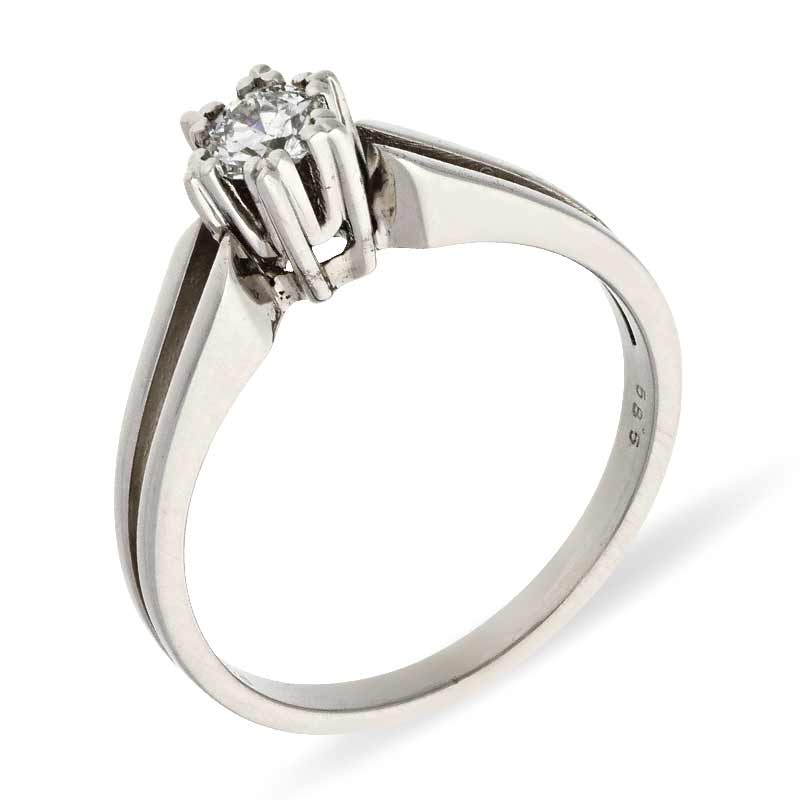 Diamant-Ring Weißgold