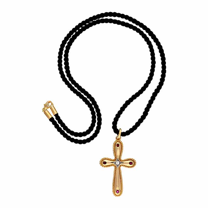 Diamant-Halsschmuck Gelbgold