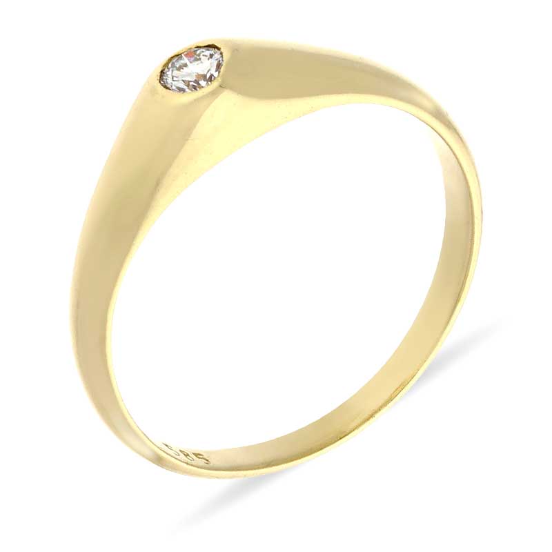 Brillant-Ring Gelbgold
