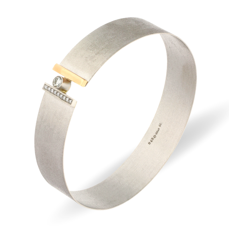 Brillant-Armreif Bicolor