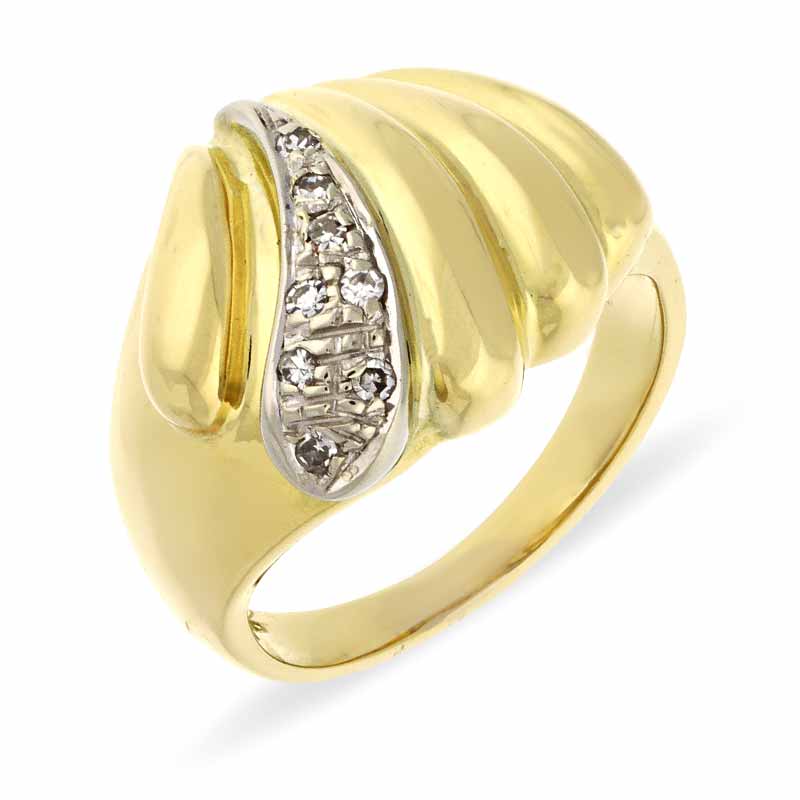 Brillant-Ring Bicolor
