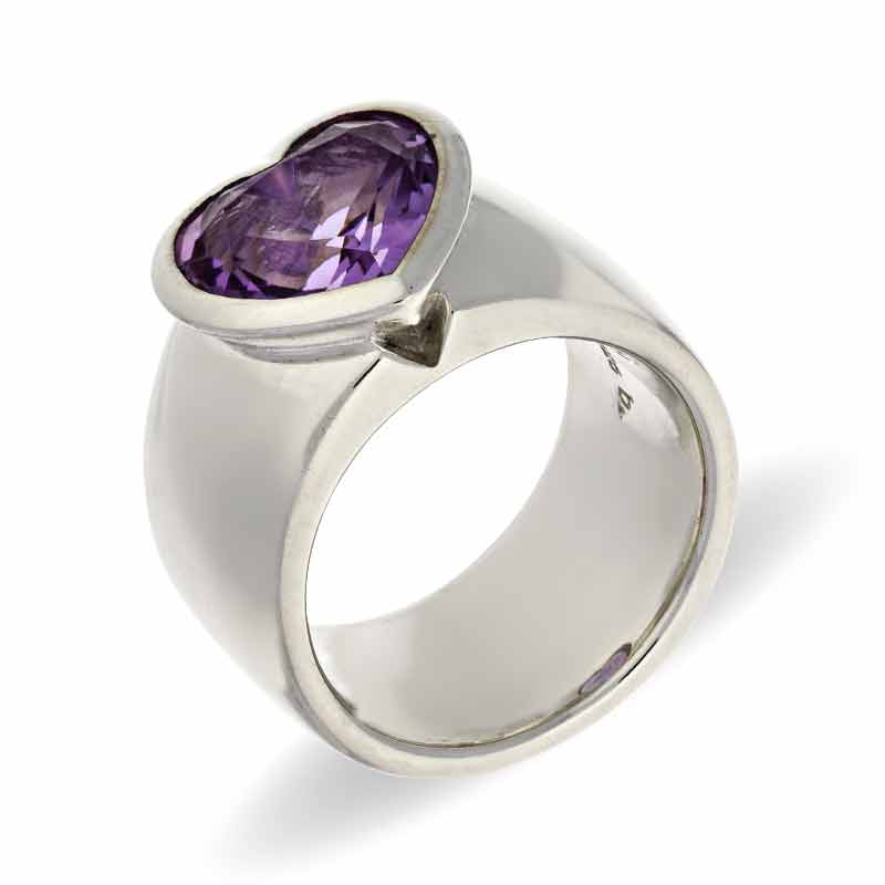 Amethyst-Ring Silber