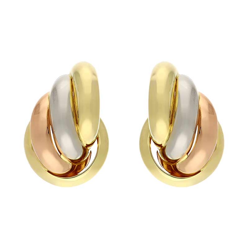 Ohrstecker Tricolor