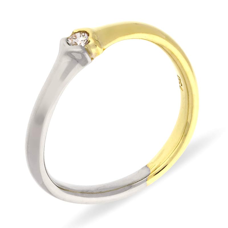 Brillant-Ring Bicolor