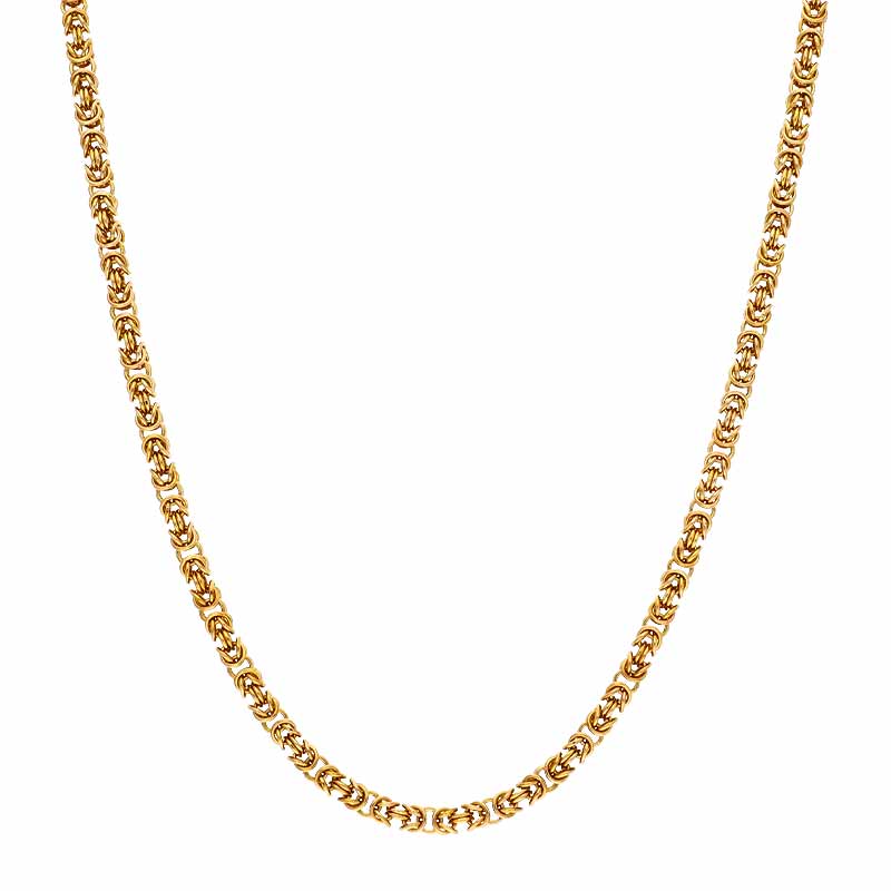 Königskette Gelbgold
