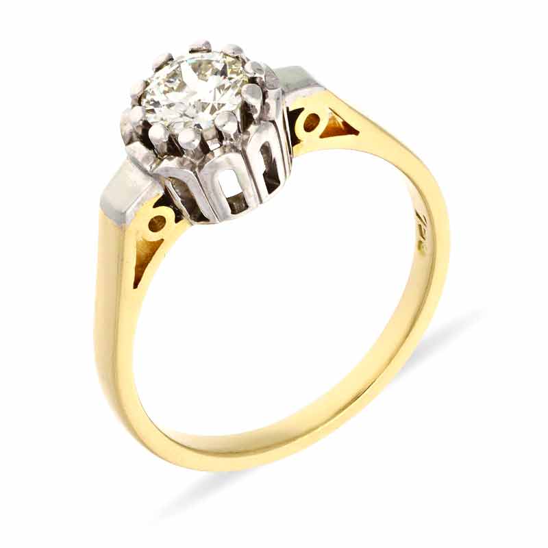 Diamant-Ring Bicolor