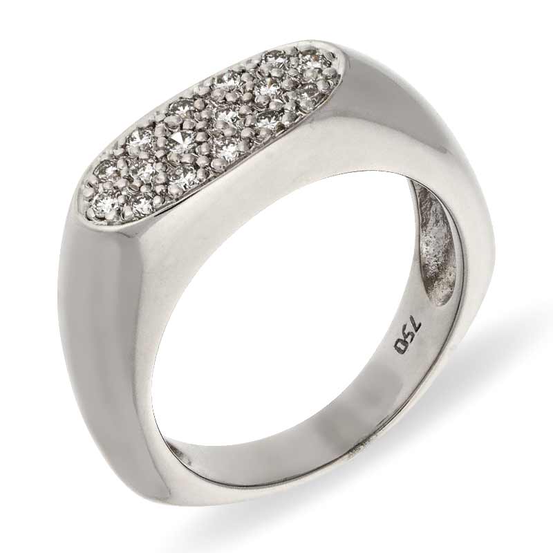 Brillant-Ring Weißgold