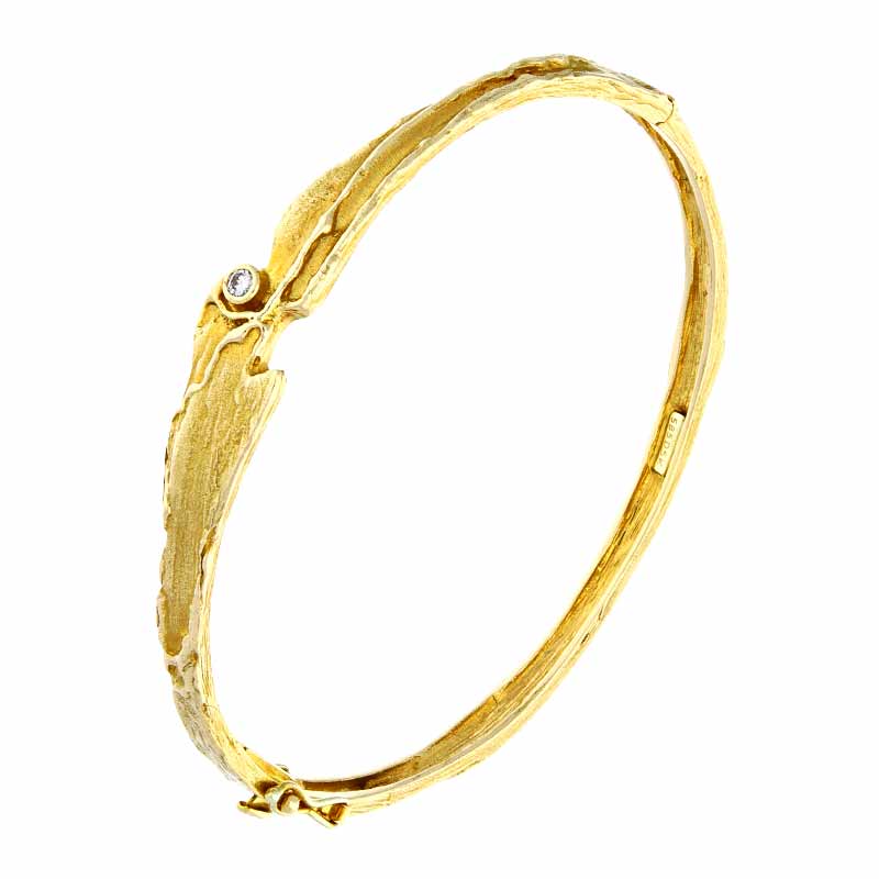Brillant-Armreif Gelbgold