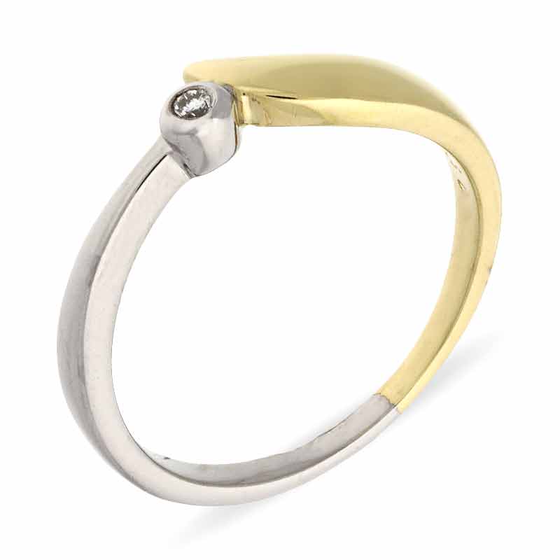 Brillant-Ring Bicolor