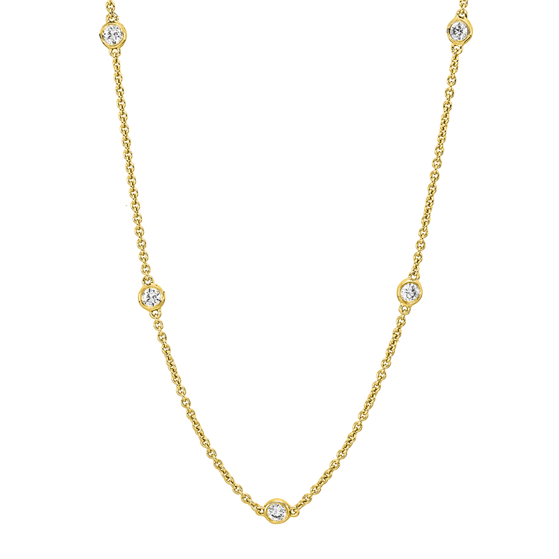 JS Brillant-Collier Gelbgold