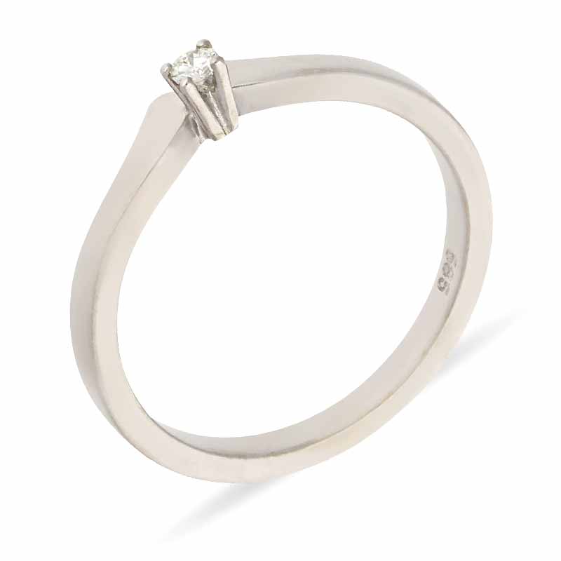 Brillant-Ring Weißgold