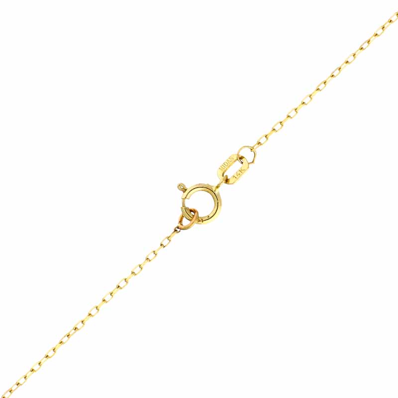 Kette mit Anhänger Gelbgold