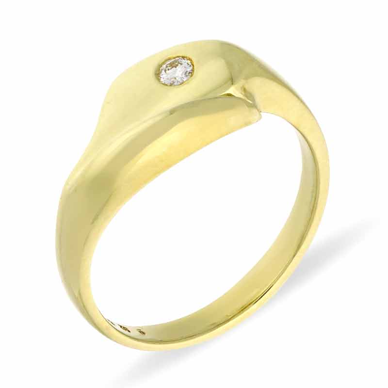 Brillant-Ring Gelbgold