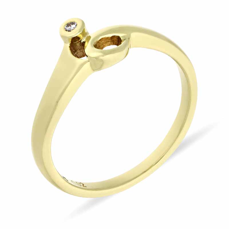 Brillant-Ring Gelbgold