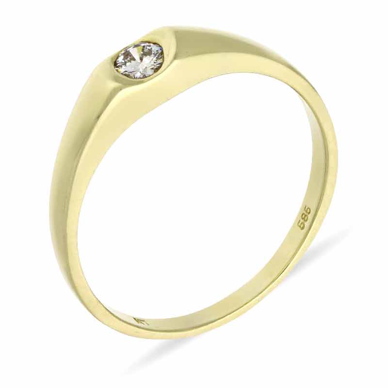 Brillant-Ring Gelbgold