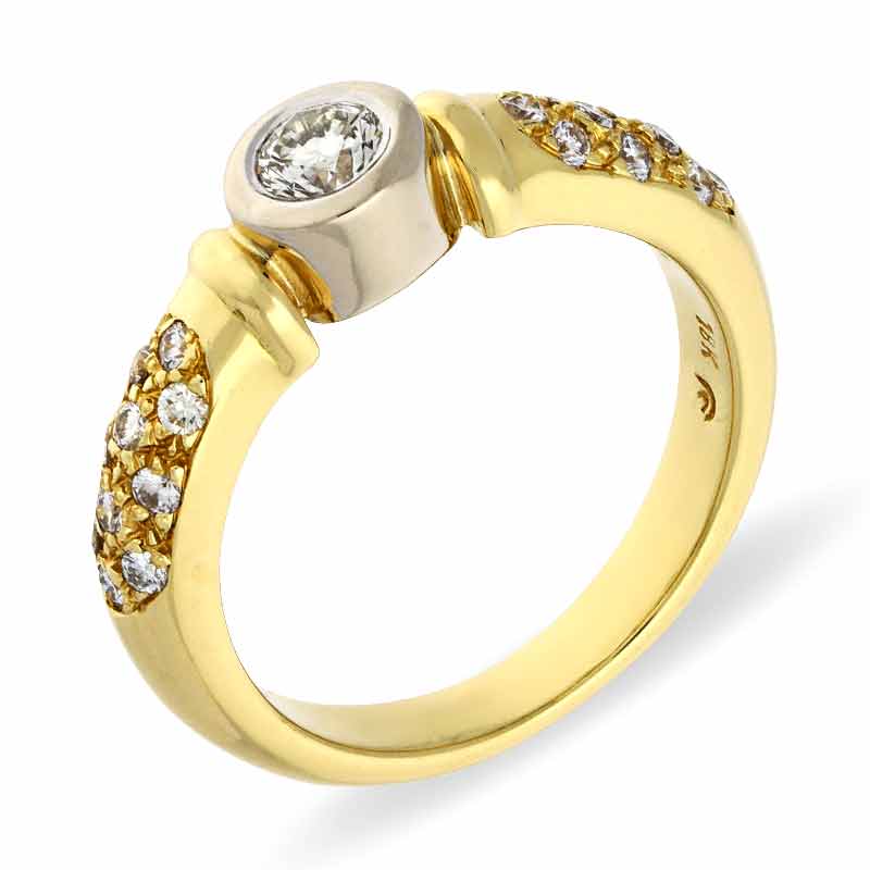 Brillant-Ring Gelbgold
