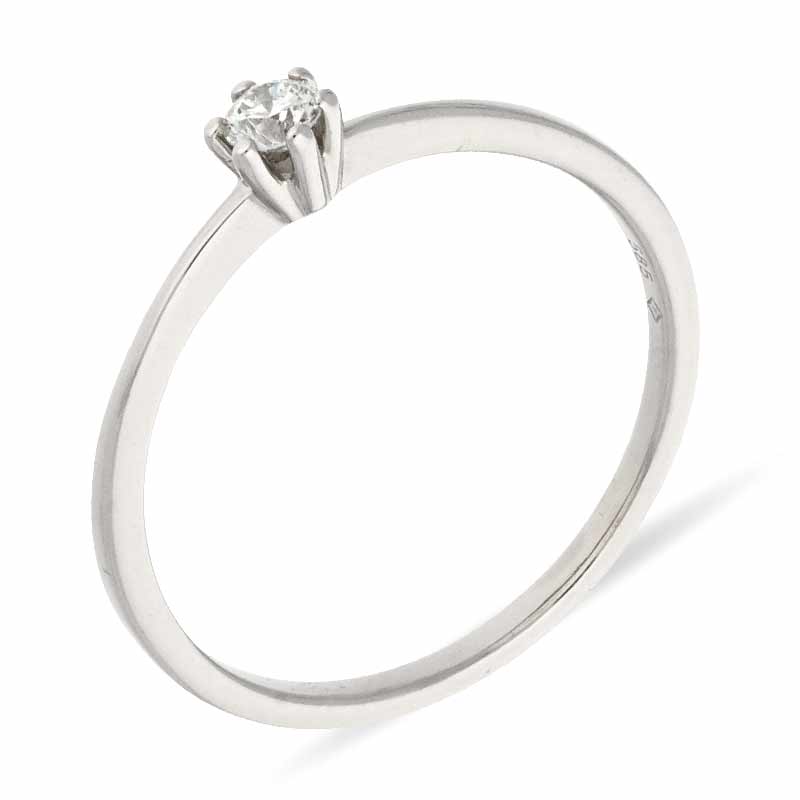 Brillant-Ring Weißgold