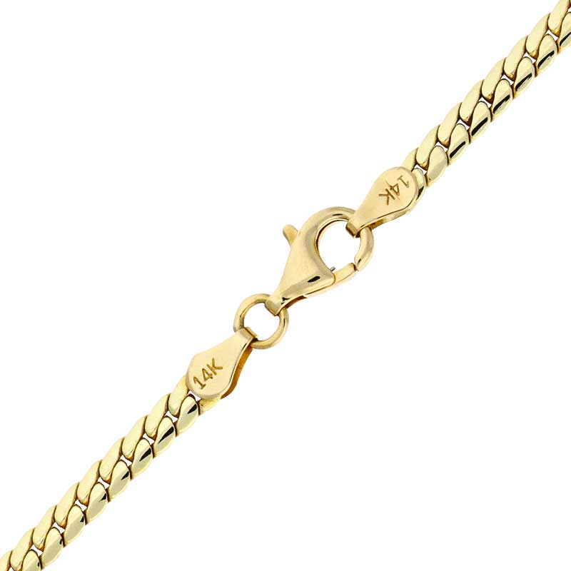 Brillant-Collier Gelbgold