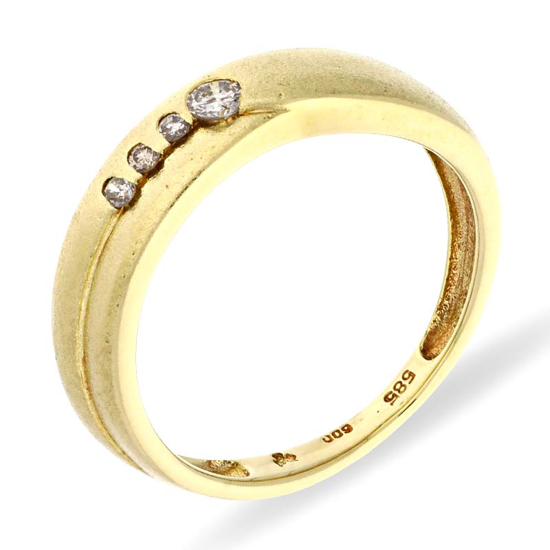 Brillant-Ring Gelbgold