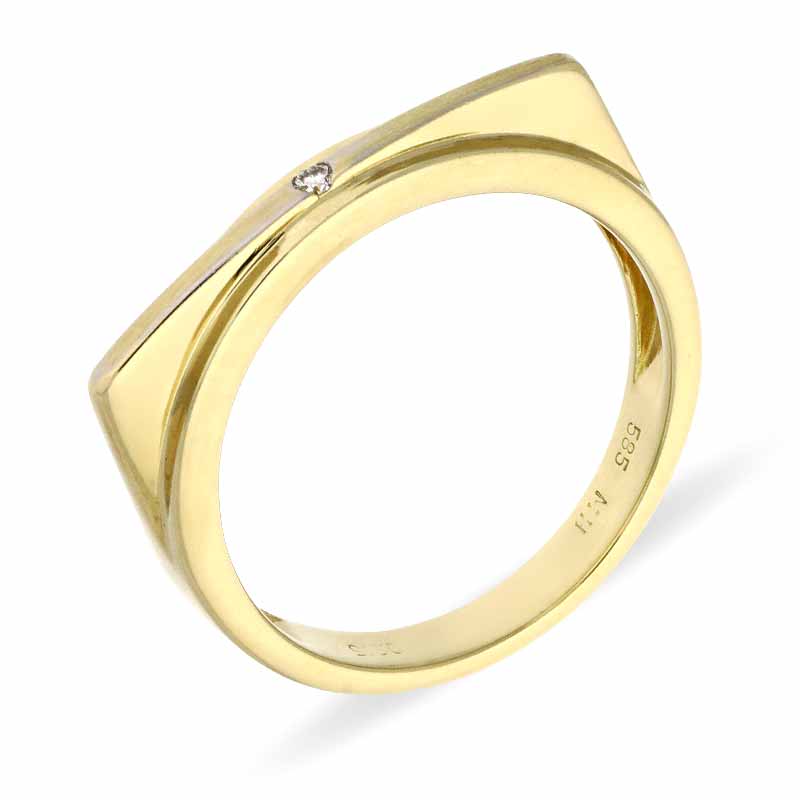 Brillant-Ring Gelbgold