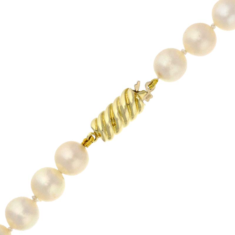 Perl-Kette Gelbgold