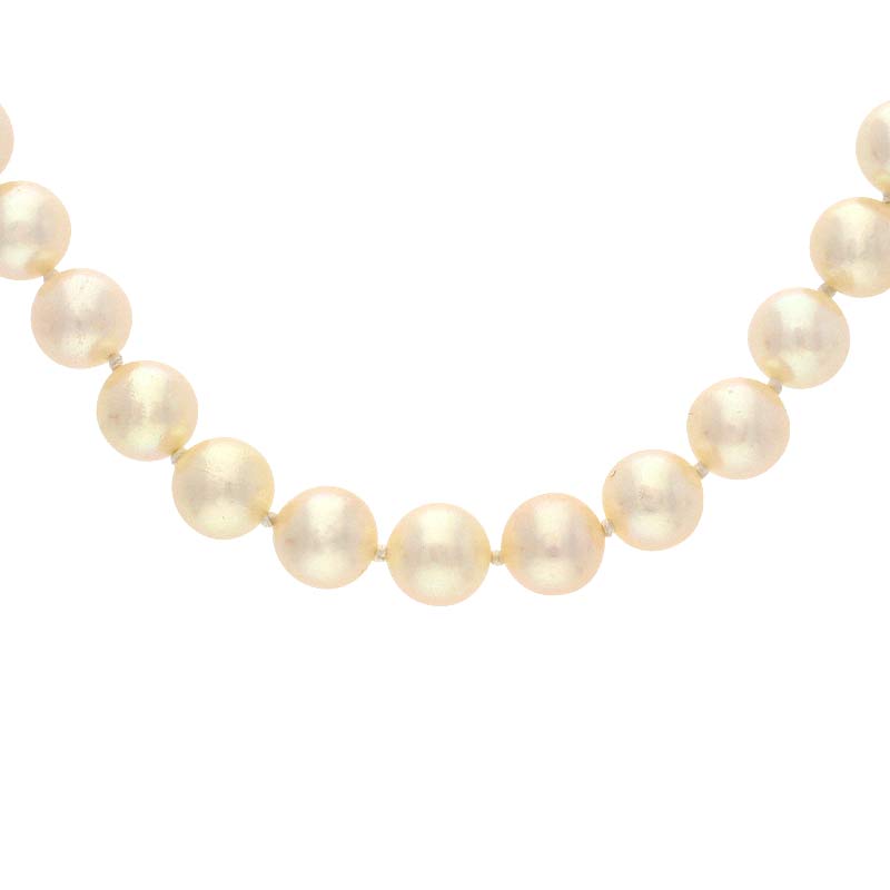 Perl-Kette Gelbgold