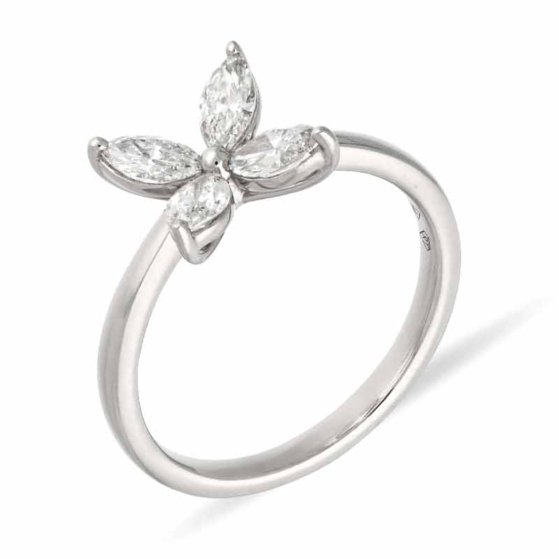 JS Diamant-Ring Weißgold