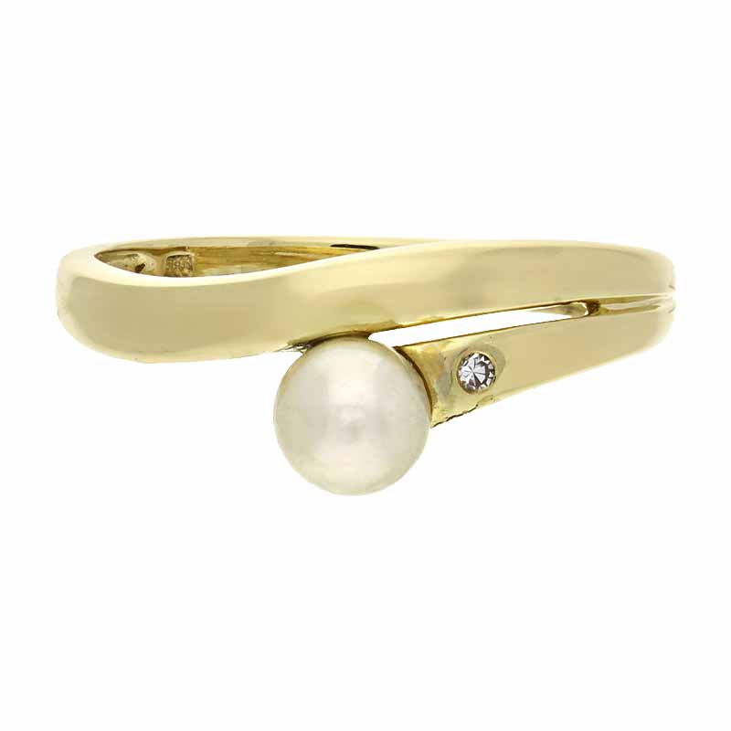 Perl-Ring Gelbgold
