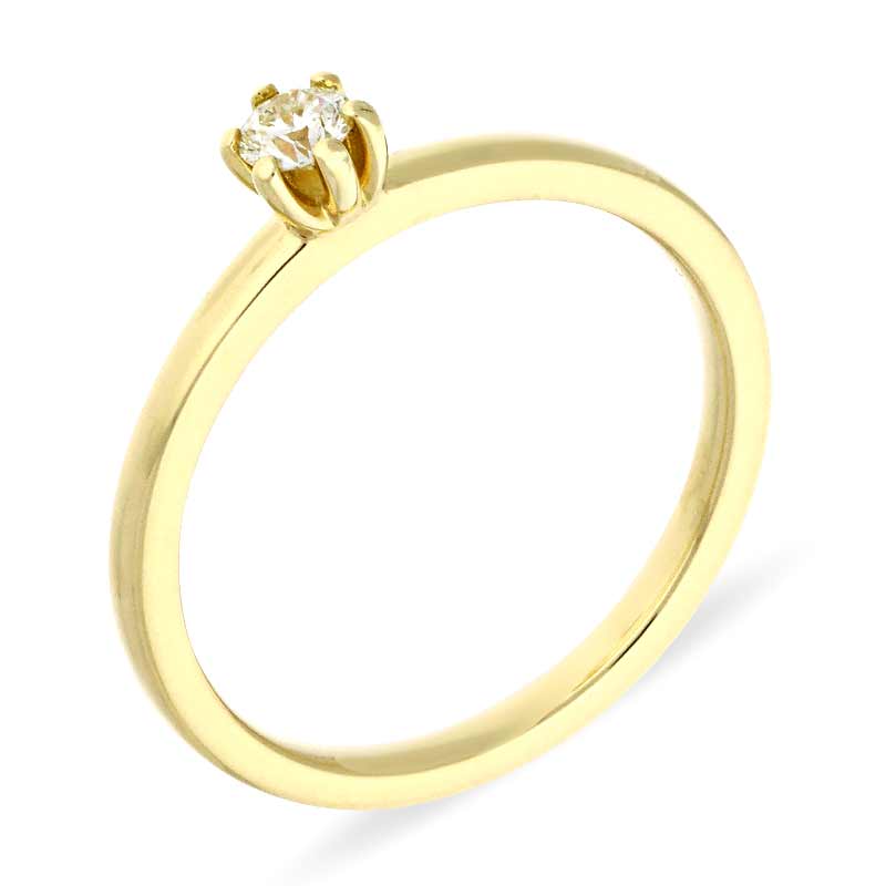 Brillant-Ring Gelbgold