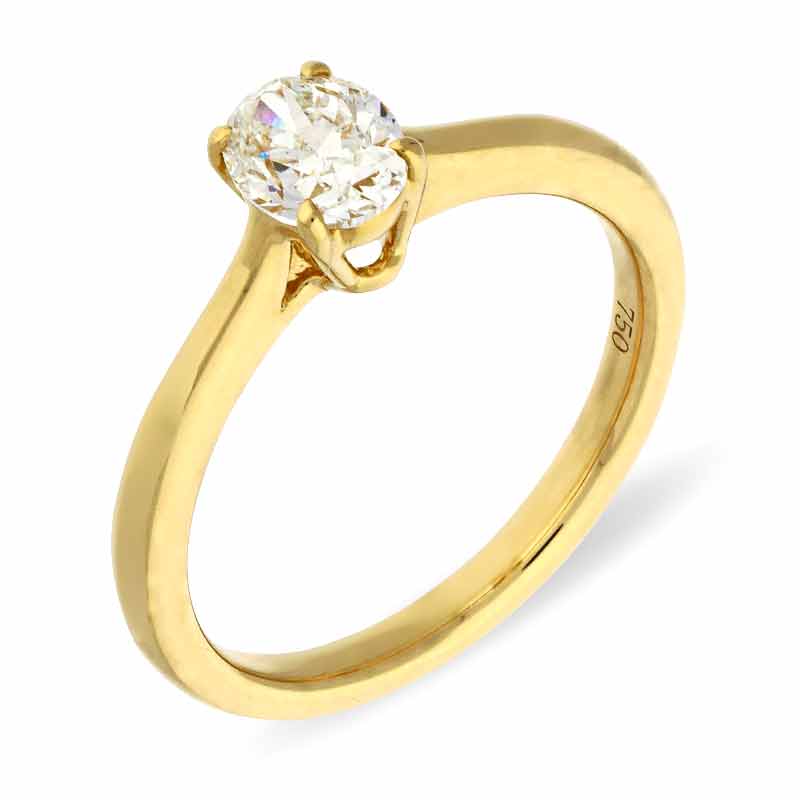JS Diamant-Ring Gelbgold