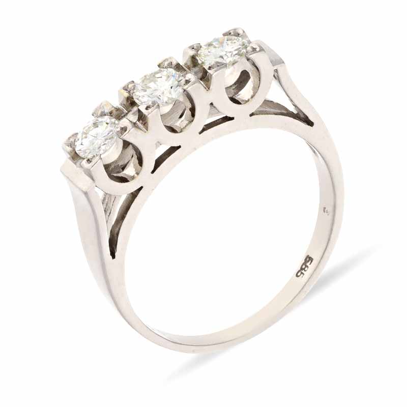 Brillant-Ring Weißgold