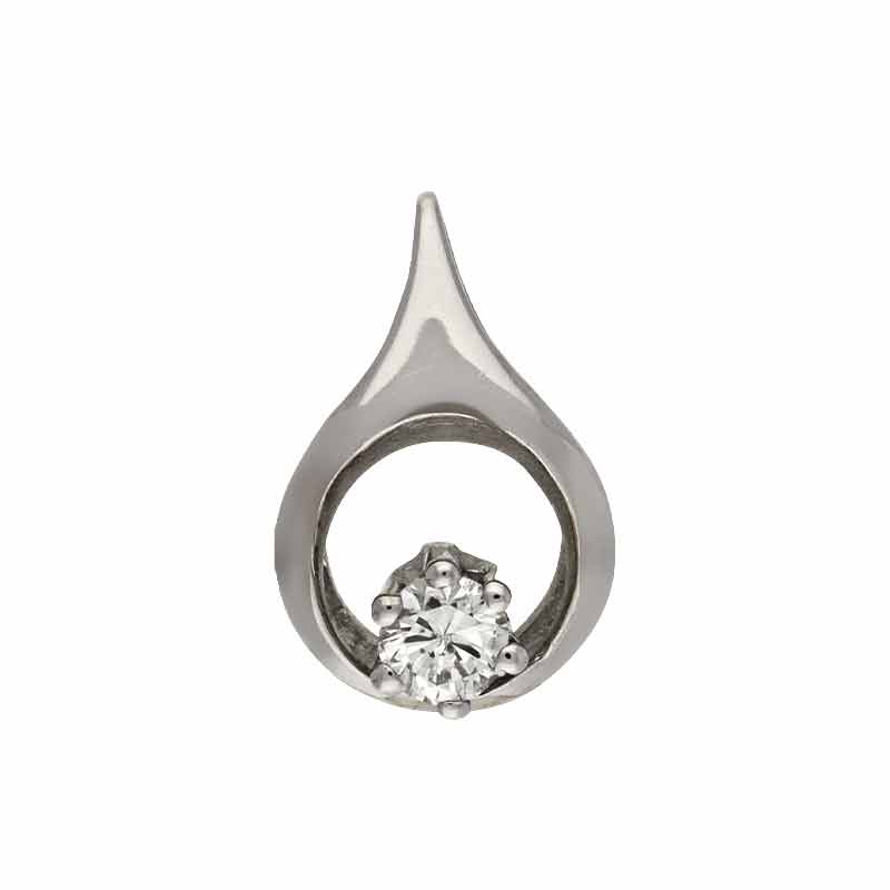 Brillant-Anhänger Weißgold