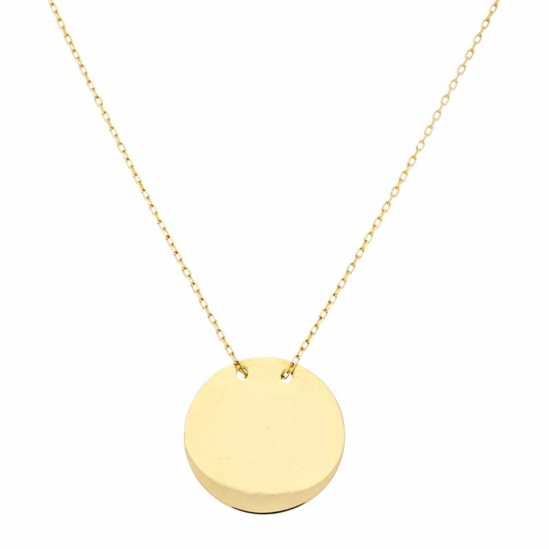 Kette mit Anhänger Gelbgold