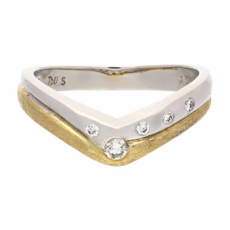 Brillant-Ring Bicolor