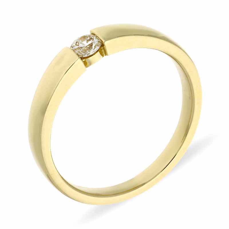 Brillant-Ring Gelbgold