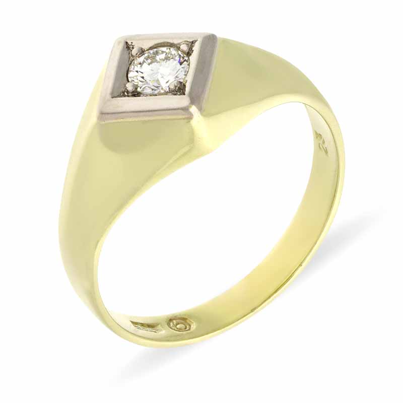 Brillant-Ring Bicolor