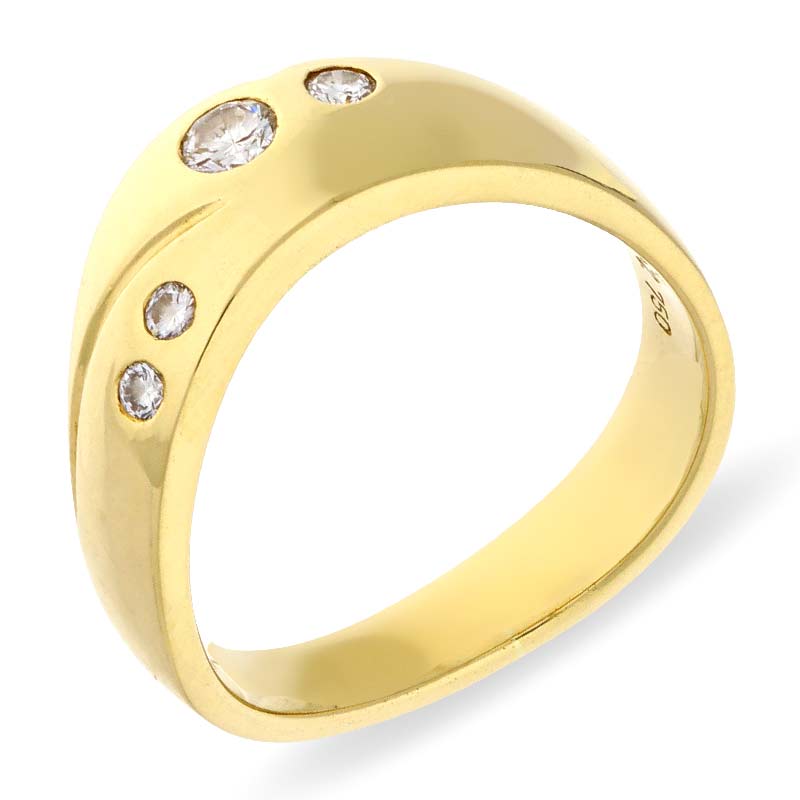Brillant-Ring Gelbgold