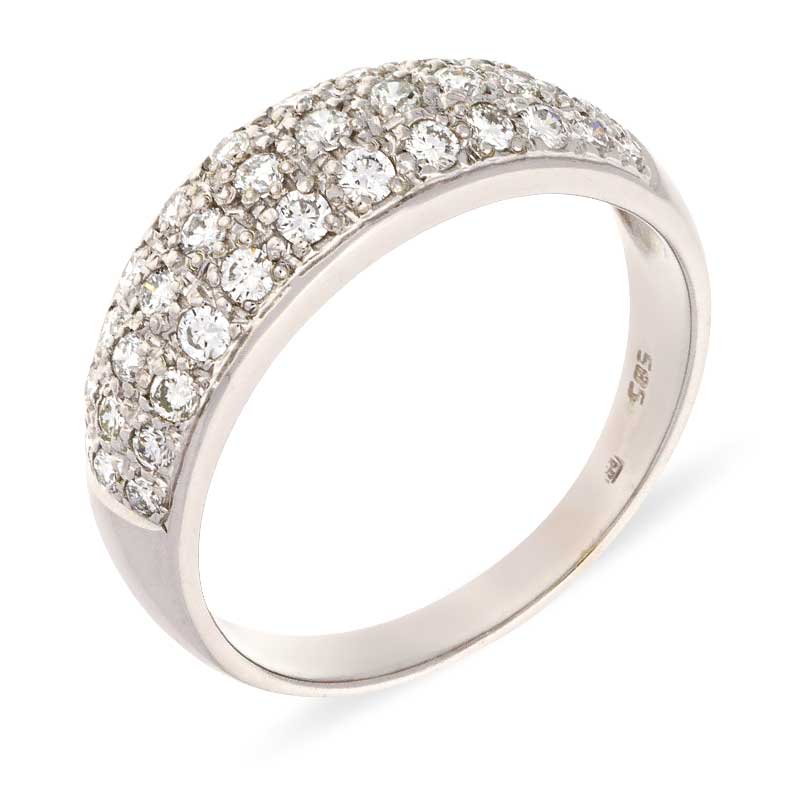 Brillant-Ring Weißgold