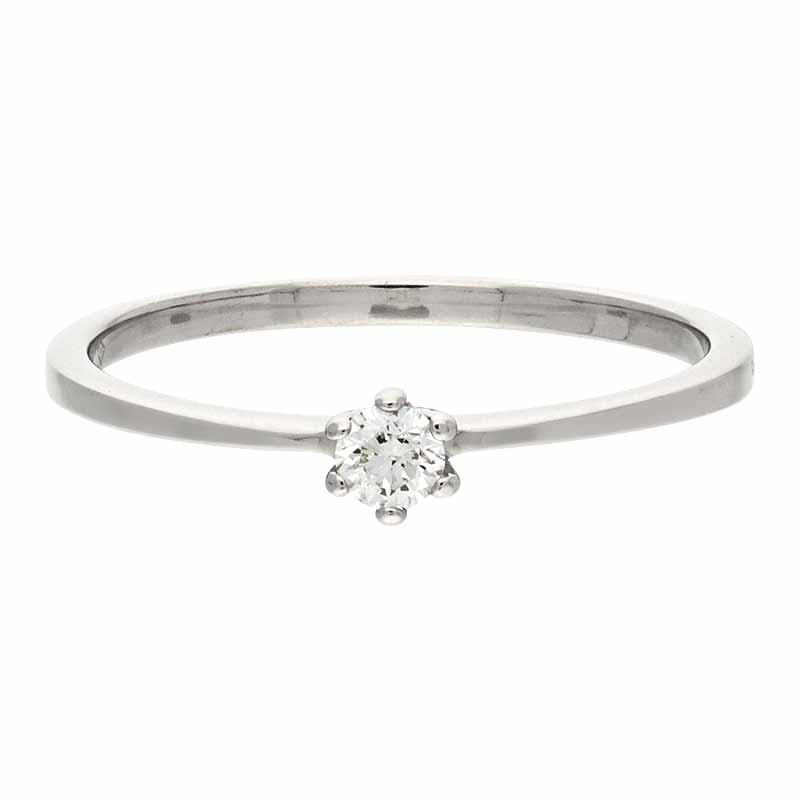 Brillant-Ring Weißgold