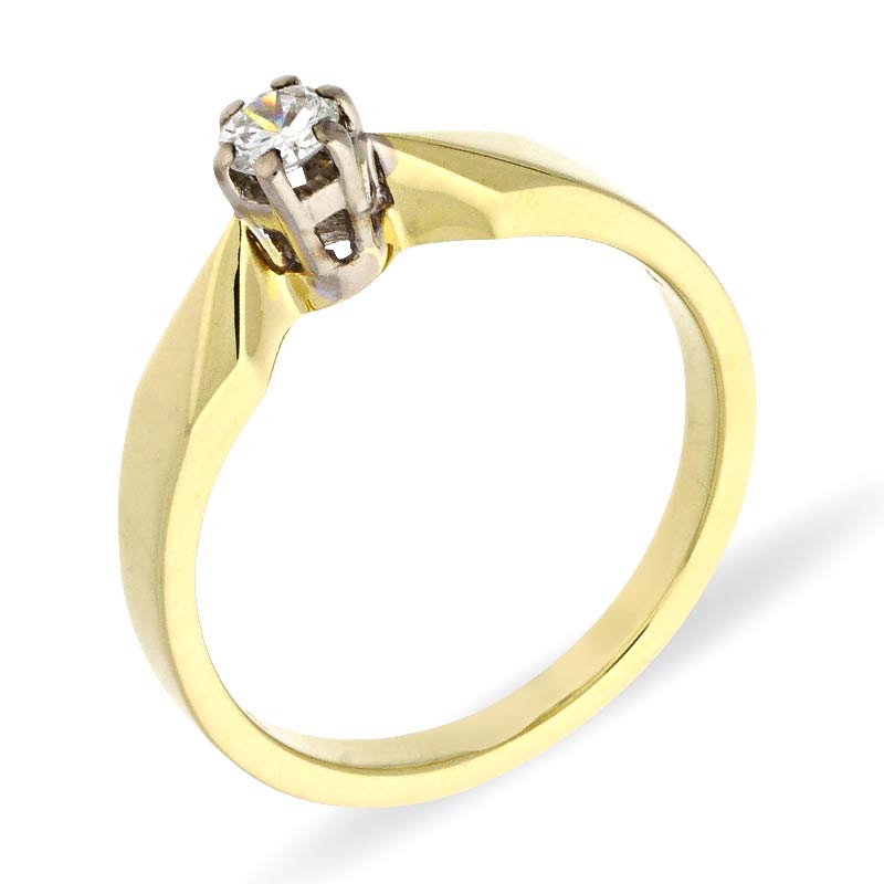 Brillant-Ring Bicolor