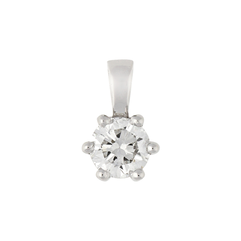 Brillant-Anhänger Weißgold 0,35 ct