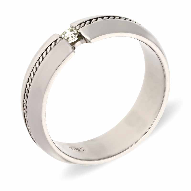 Brillant-Ring Weißgold