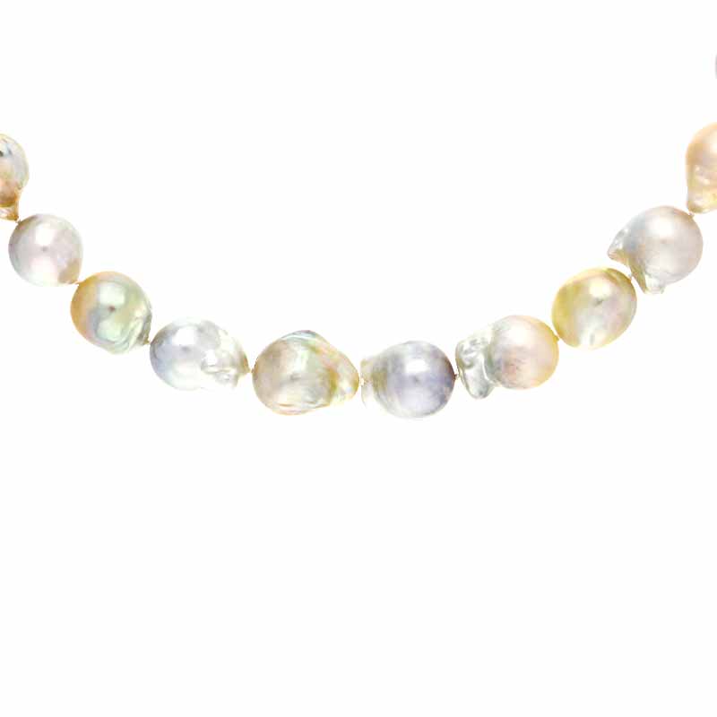 Perl-Kette Gelbgold