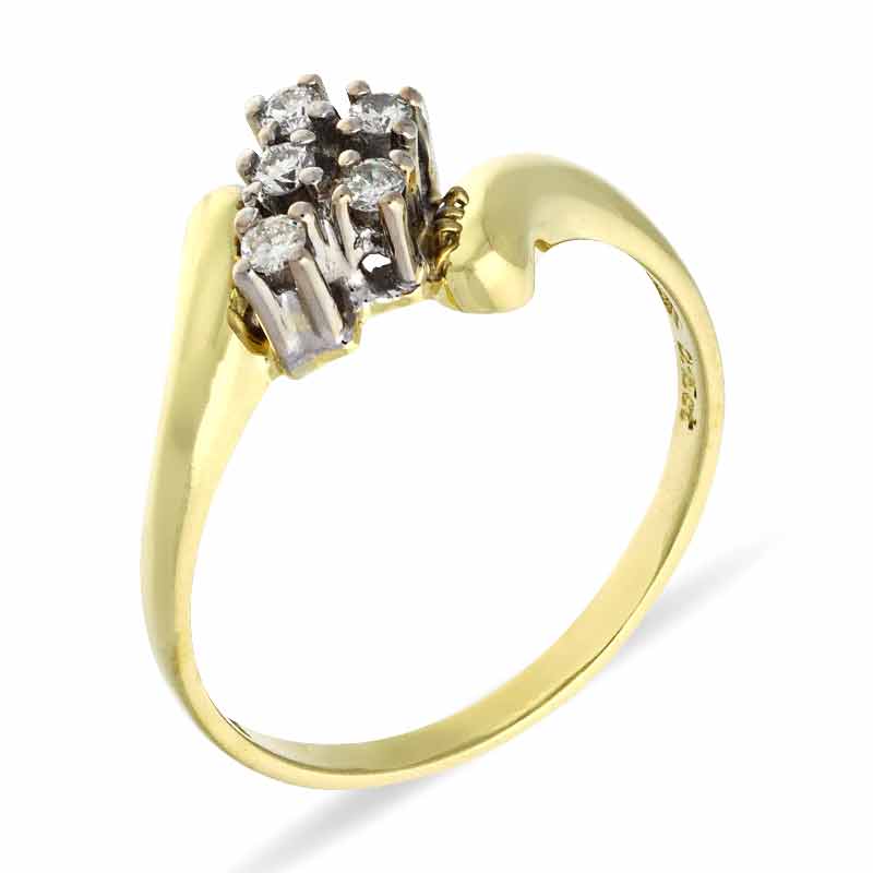 Brillant-Ring Bicolor