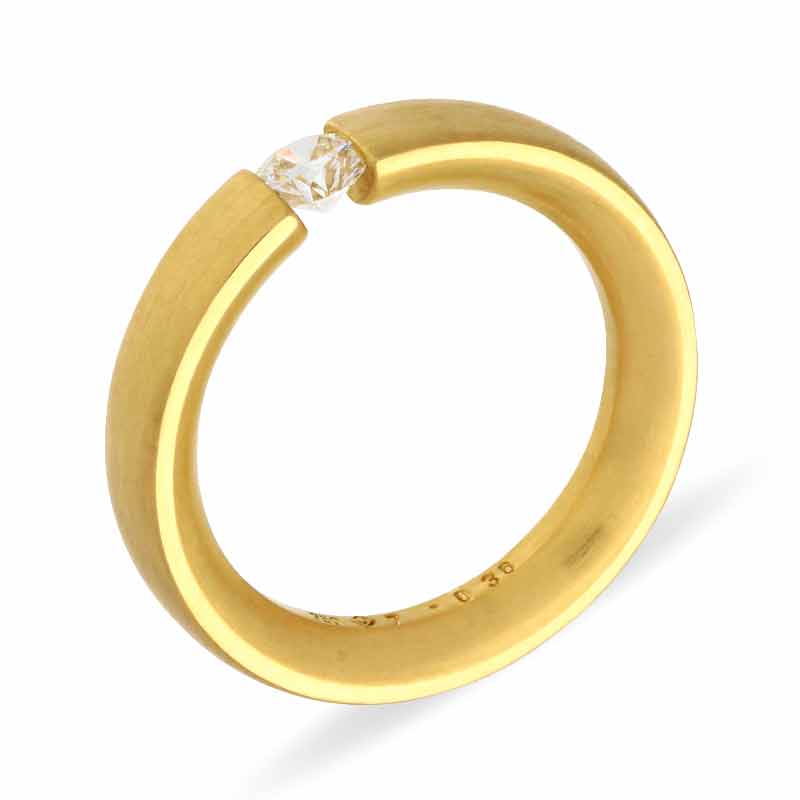 Brillant-Ring Gelbgold